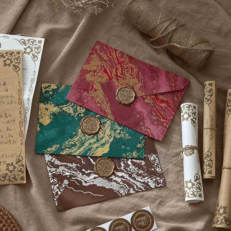 Paper Envelopes 5pcs for Letters Wedding Party
