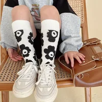 Children Stocking wet flower children fall and winter of the girls Knee High Leg Warmers Kids Stockings Toddler Sokken 1