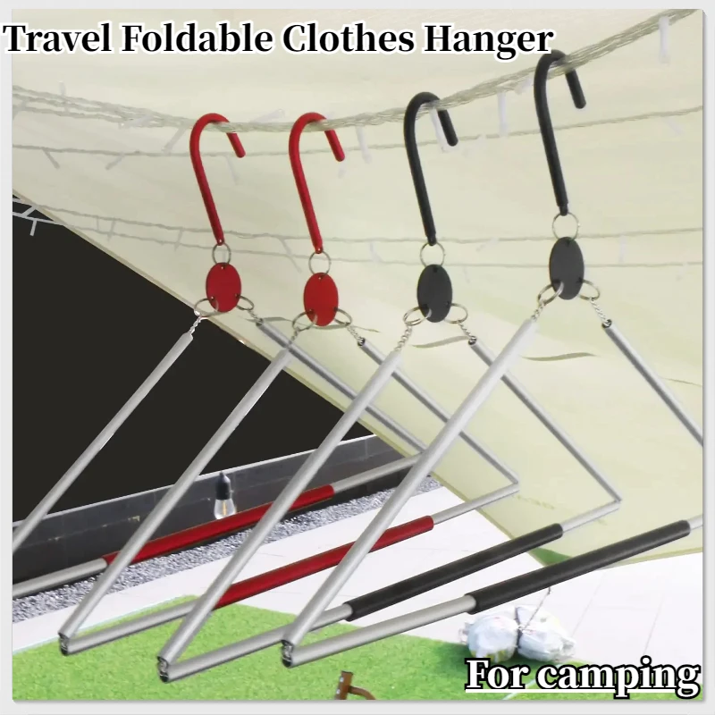 20 Grucce Pieghevoli Da Viaggio, Portatili, Salvaspazio, 5 Colori (blu, Beige, Rosa, Verde, Nero), Per Casa E Campeggio