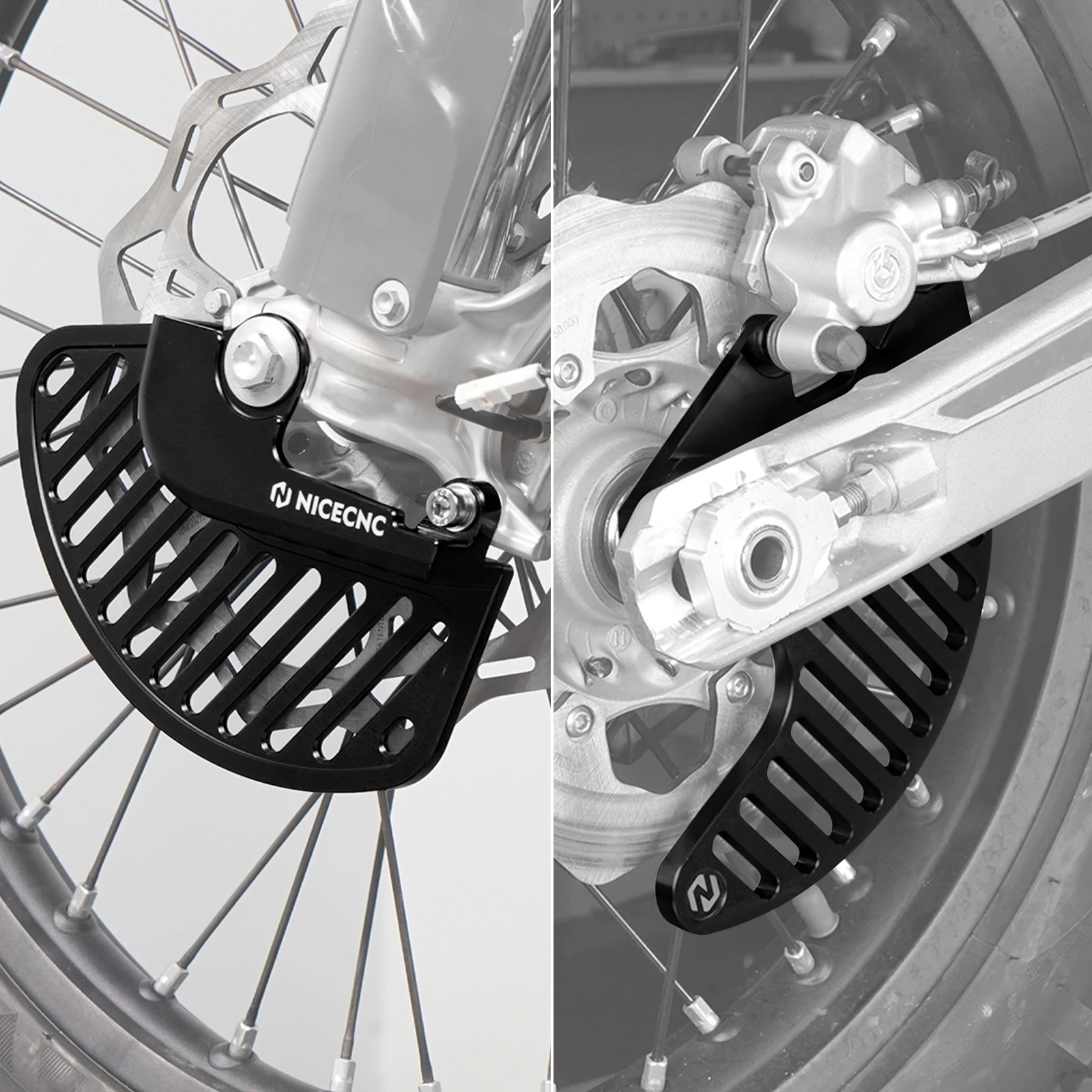 NICECNC Für 2025 2024 KTM EXC 300 6D TPI XCW XCFW EXCF 500 450 350 300 250 200 150 125 SX XC SXF Vorderer und Hinterer Bremsscheibenschutz K – Detail 9