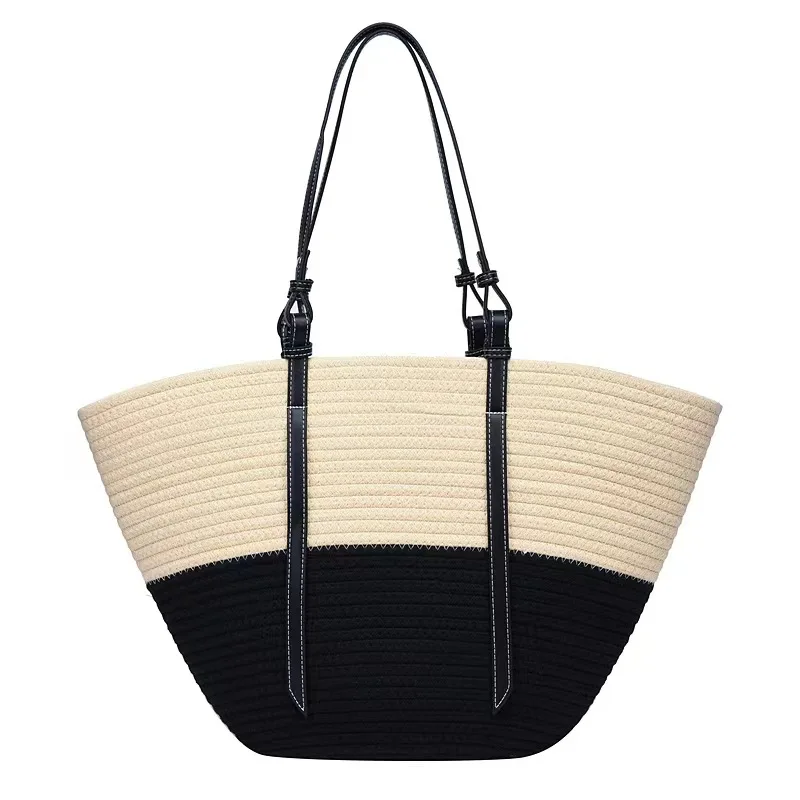 Grass Woven Bags Luxury Messenger Large Capacity Shoulder Women's Crossbody Handbags For Women Quality Casual High-grade Female
