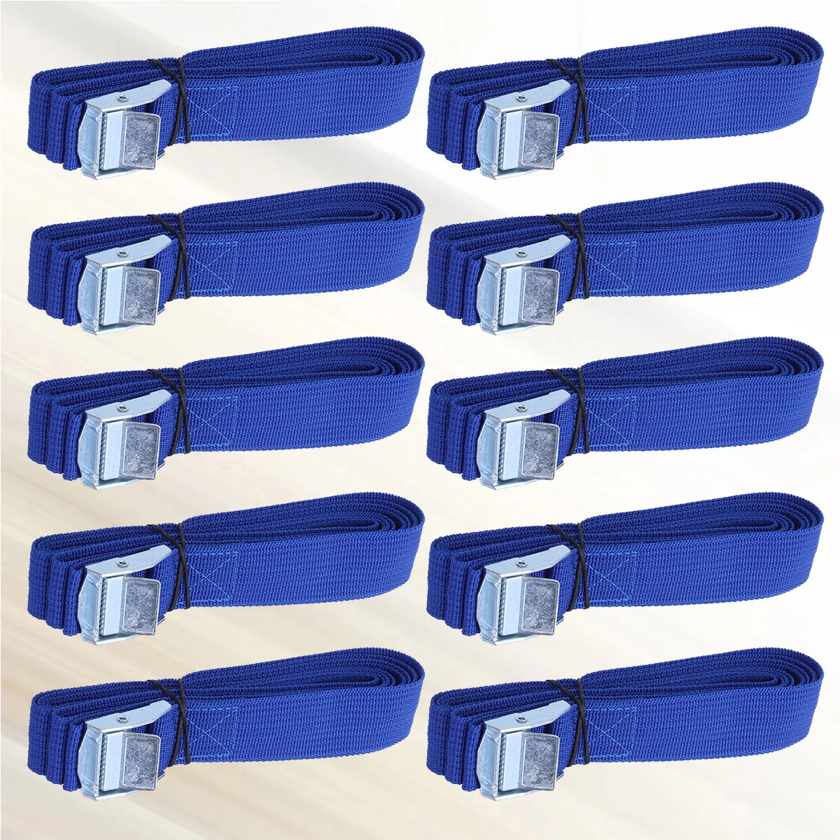 Long Luggage Straps Cargo Tie Down Belts Buckles Lashing Straps Tensioning Belts for Roof Rack Automobile Interior Others