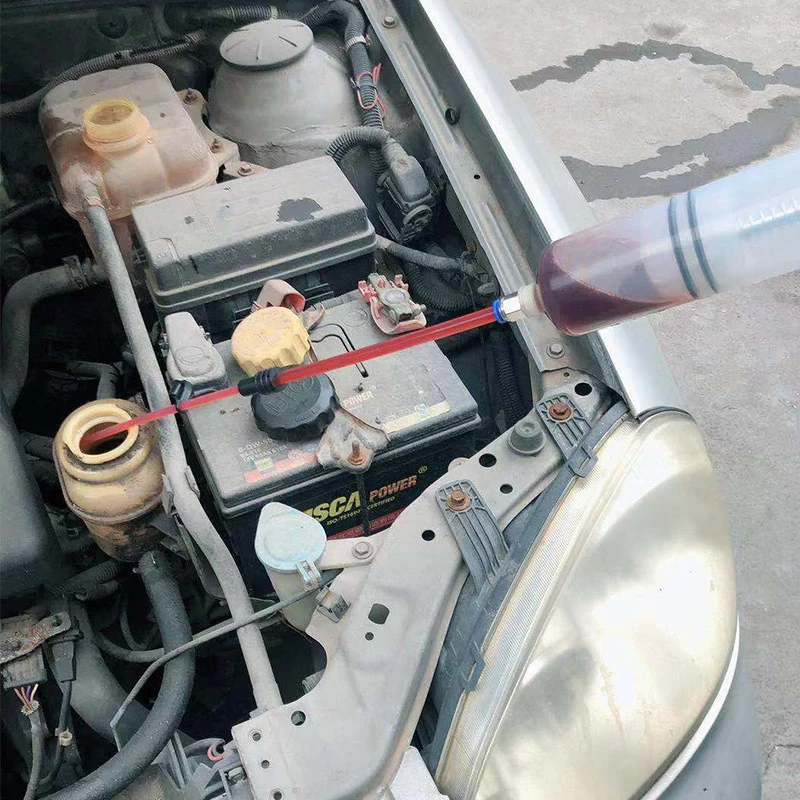 Car Oil Filling Equipment Fluid Extractor Auto Manual Fluid Extractor and Filler Syringe Pump Manual Suction Vacuum Fuel