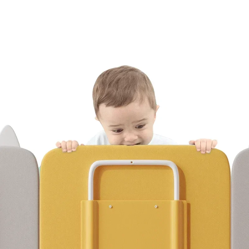 38cm Height Baby Bed Rail Guard Height Adjustable Anti-collision Guardrail Children's Bed Fence General Soft Gate Crib Rail