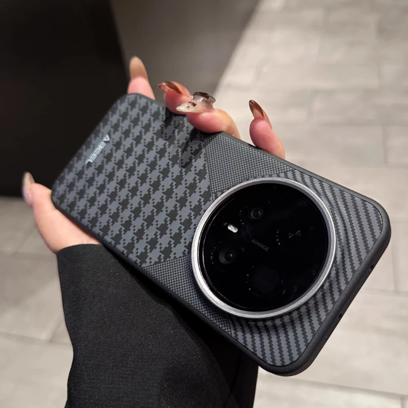 Luxury Magnetic Wireless Charging Phone Case with Metal Lens Frame