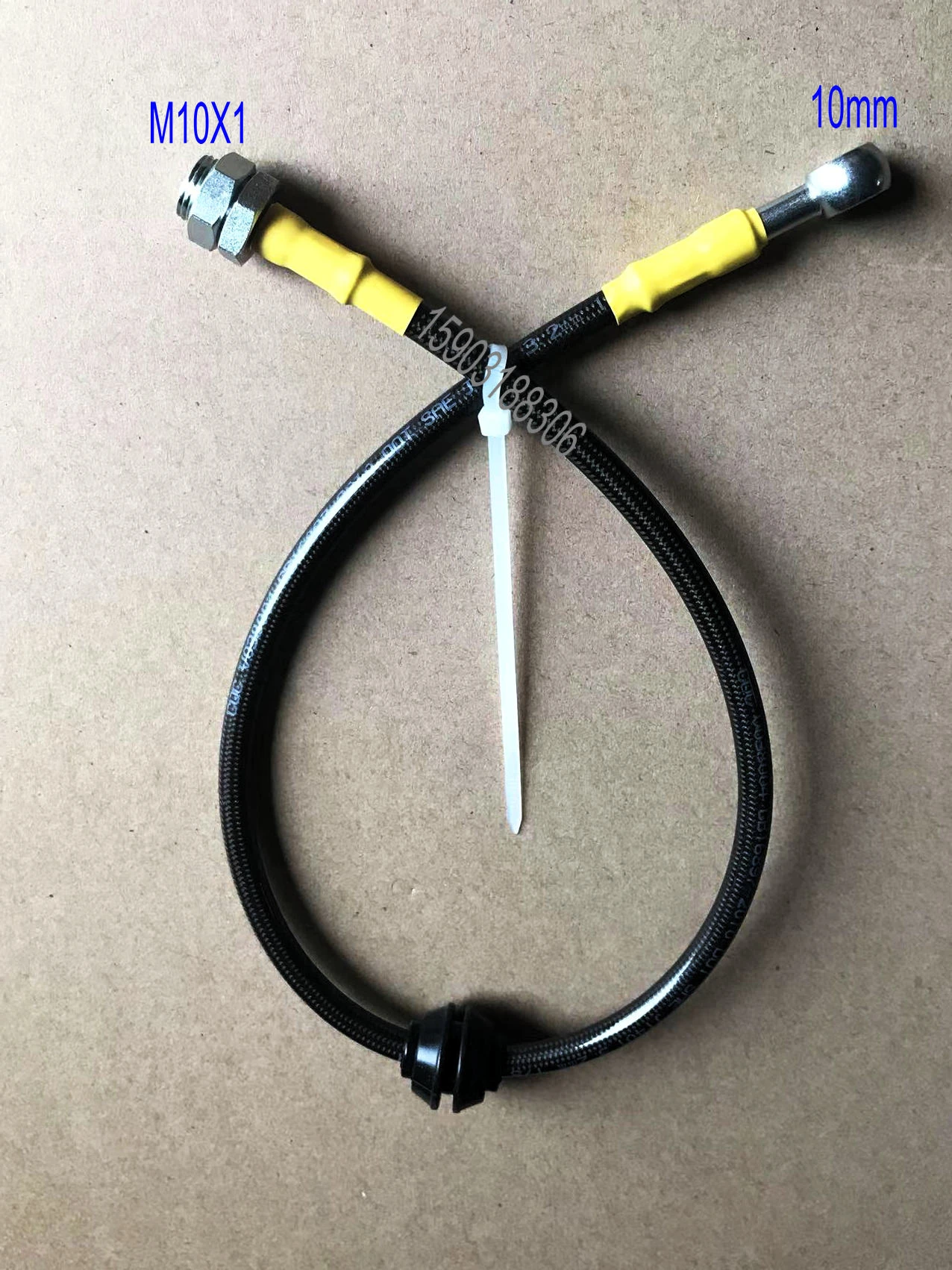 Universal 3AN Size PTFE Brake Hose with PU Cover Brake Hose Assembly