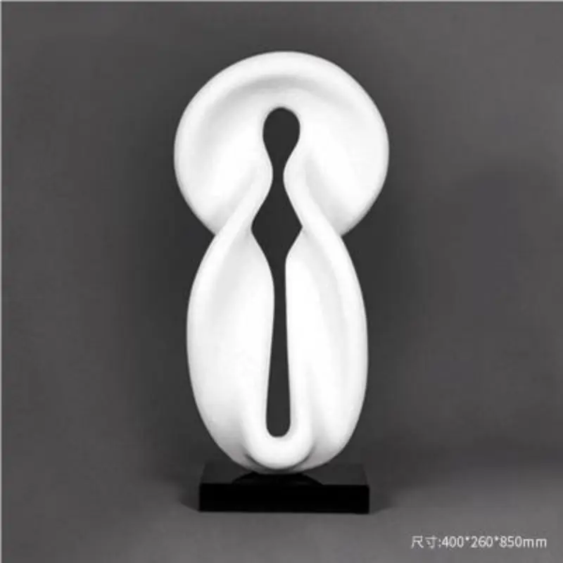 

Home accessories, hotel villa model room, living room furnishings, modern minimalist art sculptures, abstract resin furnishings