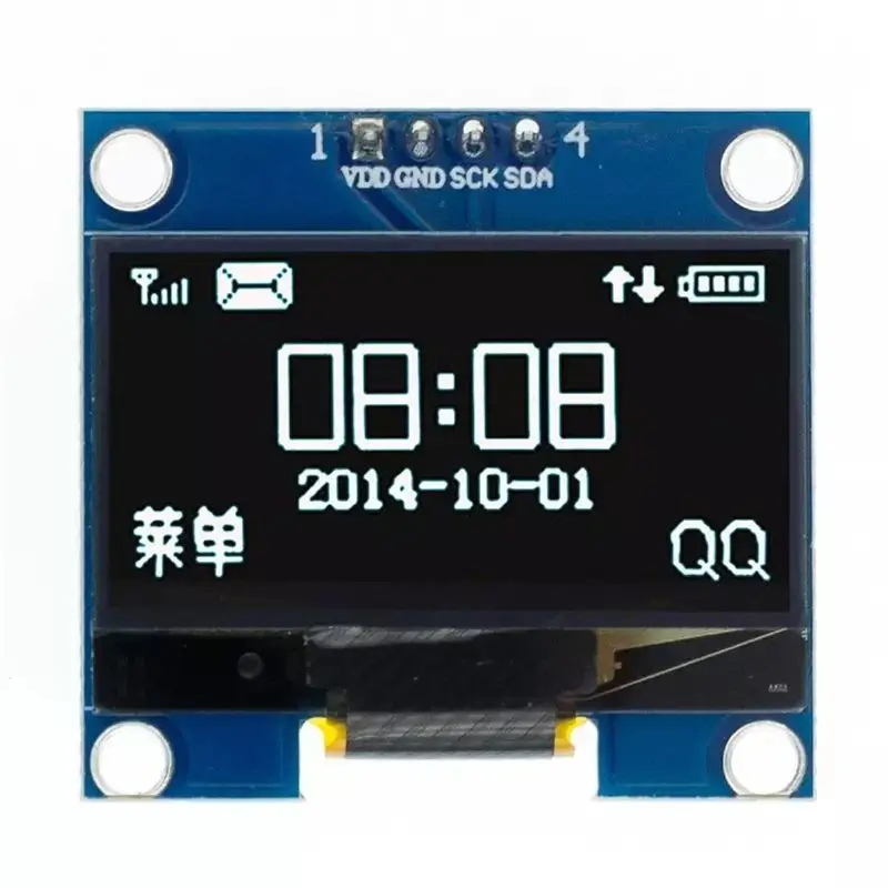 1.3 인치 OLED 디스플레이 모듈 흰색/파란색 128X64 SPI/IIC I2C 컬러 4Pin/7Pin 스크린 보드 통신