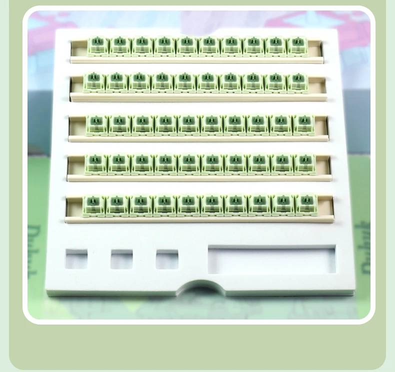 DUHUK-Interruptor Linear Lumia Matcha para Teclado Mecânico,