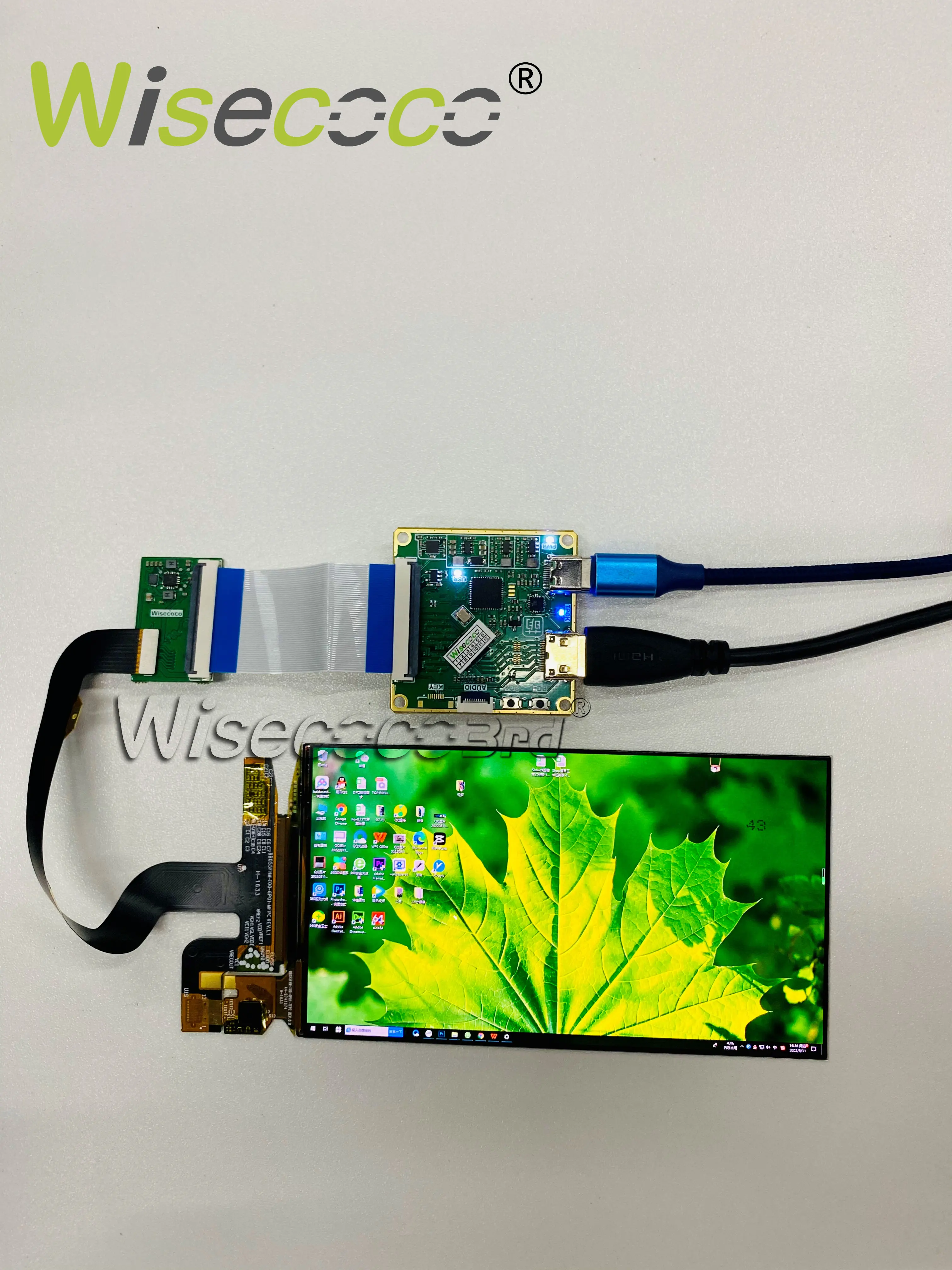 Tela Sensível ao Toque Fhd Oled 1920x1080 Amoled 1920x1080 Módulo de Exibição Win 10 11 pi de Framboesa Usb Placa de Driver tipo c 55 - Imagem 6