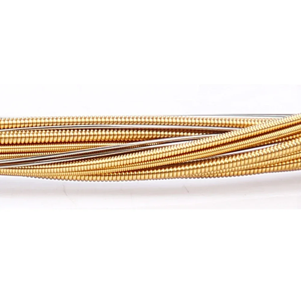 Lyre Harp Lyre Strings 1 Set 15-24 String Brass Nylon Replacement Shiny Color Smooth Edge Concert Home Small Wear