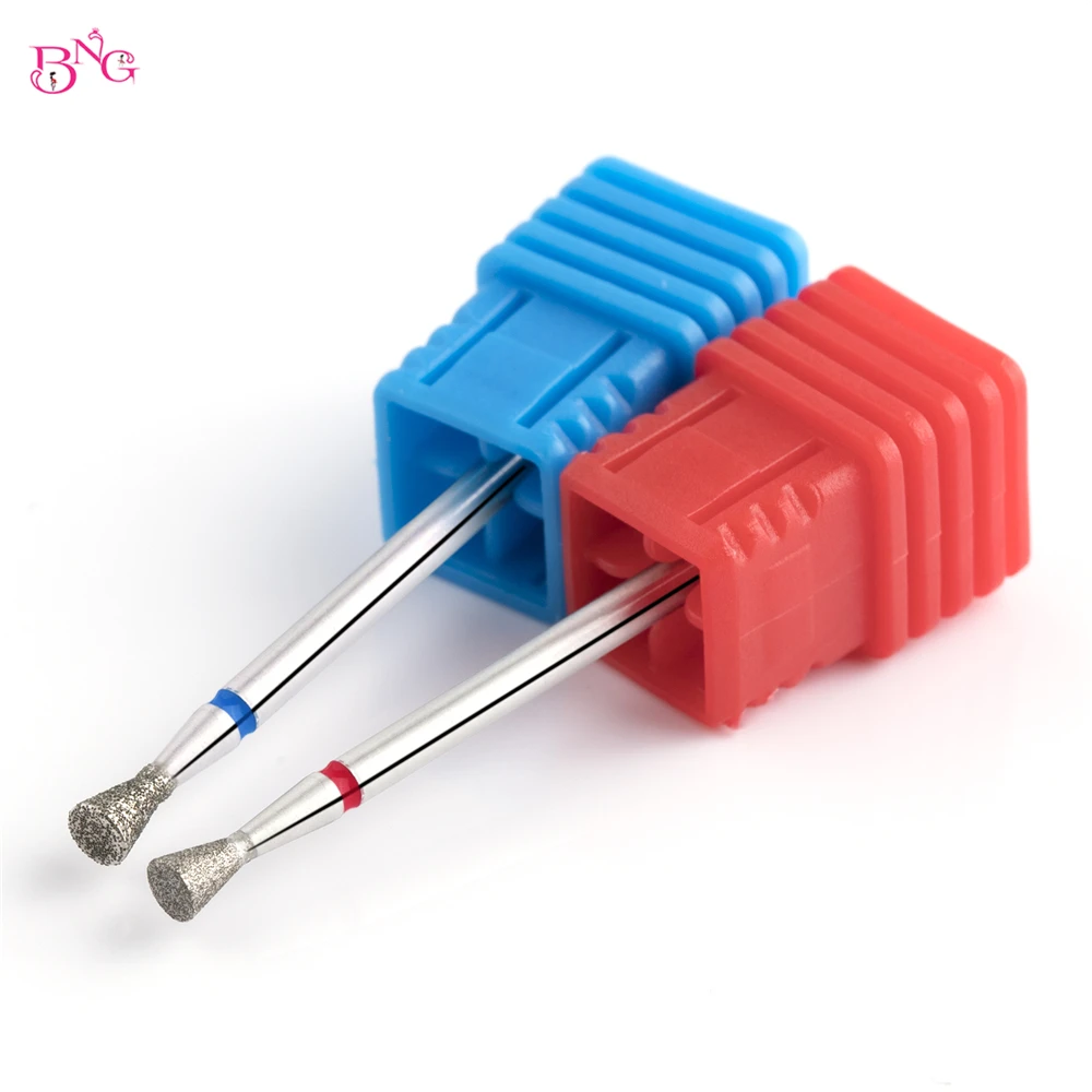 BNG 다이아몬드 네일 드릴 비트, 전기 네일 폴리싱 밀링 커터용, 버 젤 제거, 로터리 그라인딩 장비 액세서리