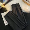 Korean Style Suit Pants Men Slim Fashion Solid Color Business Society Dress Pants Men Straight Pants Men Formal Trousers M29 2