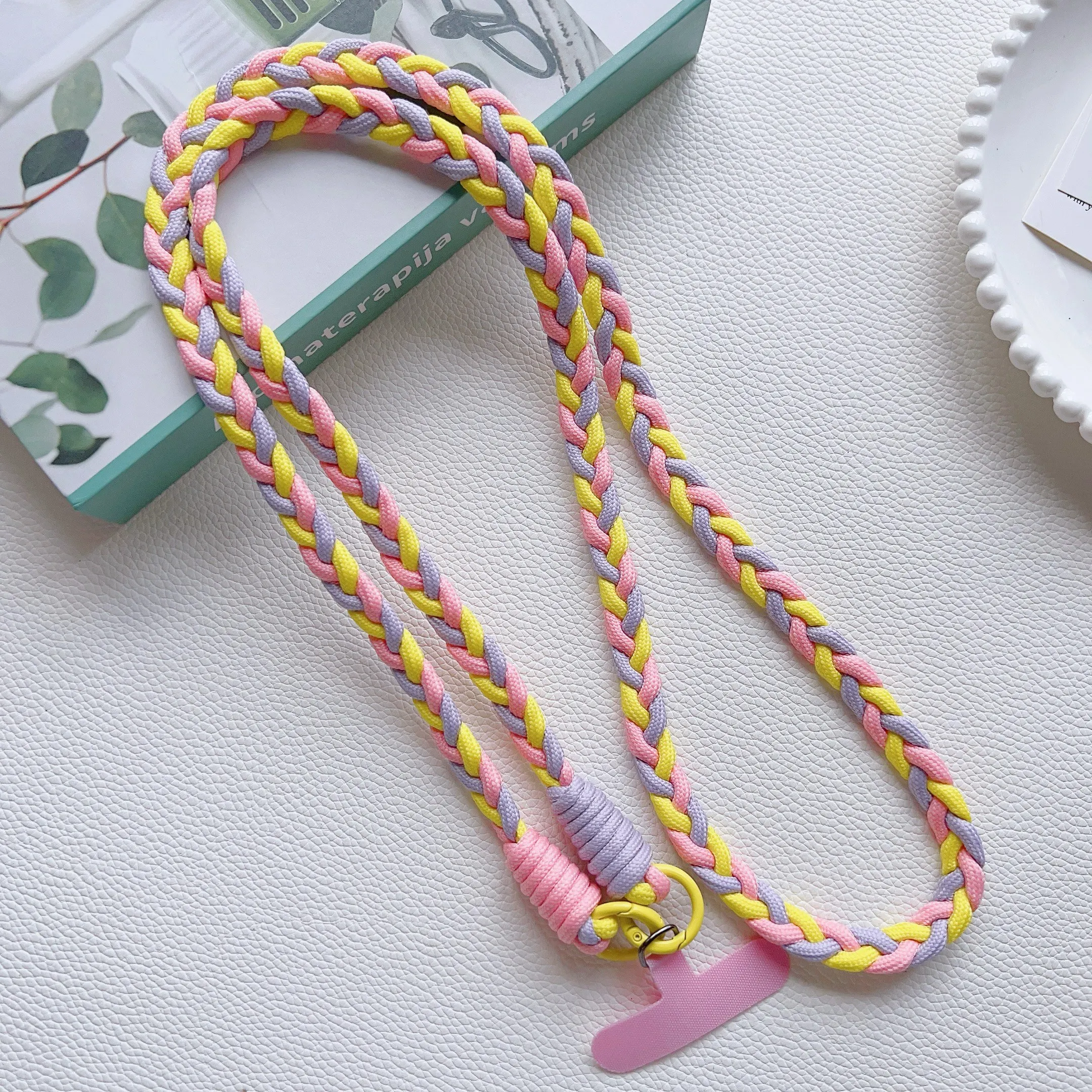 Stylish DIY Woven Crossbody Phone Lanyard