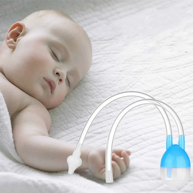 Newborn Baby Mouth Suction Nasal Aspirator Infant Wash Nose Nasal Inhaler Mucus Clean Pipe Anti-reflux Aspirator Tweezer
