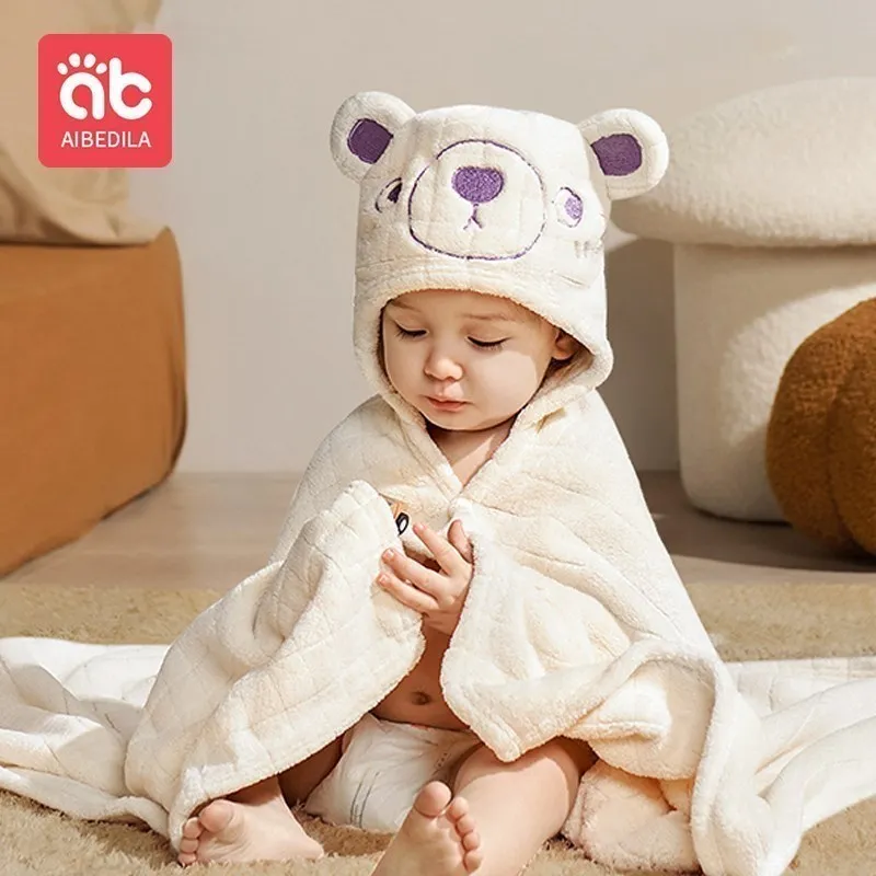 Bath Robe Just Born Hooded Towel AIBEDILA Baby Bath Robe Kids