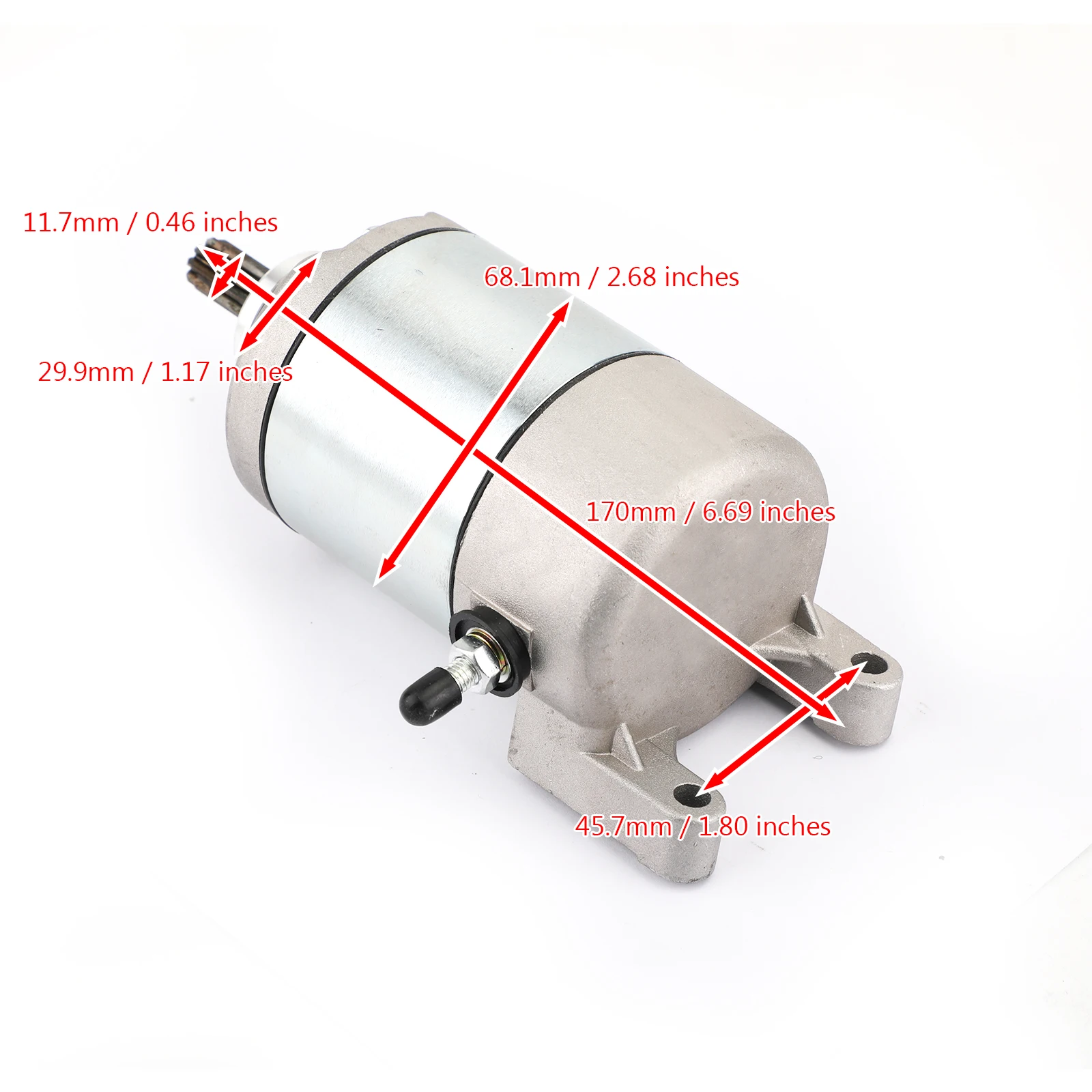 Areyourshop for Honda XL250 XR250 CBX250 NX250 1991-2009 2000 2001 2002 31200-KBR-008 STARTER Motor Engine Starting 9-Spline