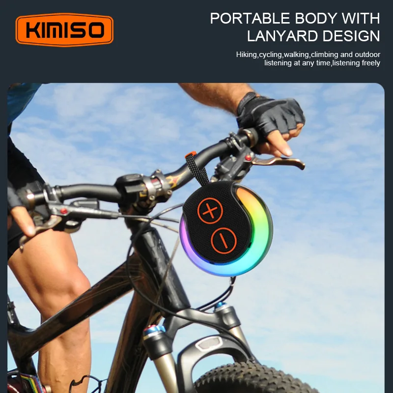 Mini Portable Waterproof Bluetooth Speaker Sound Activated RGB Mobile Music Loud Boombox Home Party TWS Wireless Subwoofer Card_voghion.com