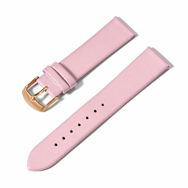 Premium Universal Genuine Leather Watch Strap - Soft, Waterproof Cowhide Band