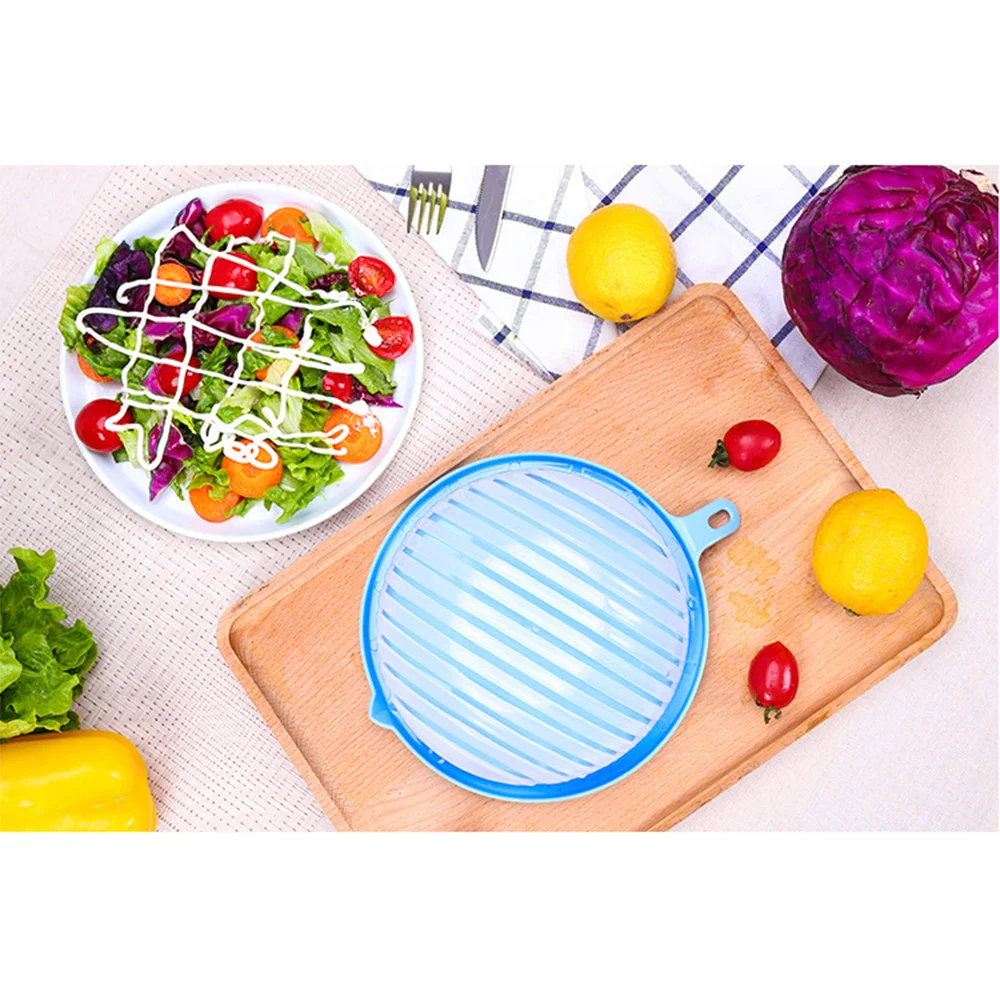Vegetable Salad Cutter Cutting Bowl Vegetable Slices Cut Fruit for Kitchen Tools Accessories Gadgets Kitchen Items fruit salad bowl