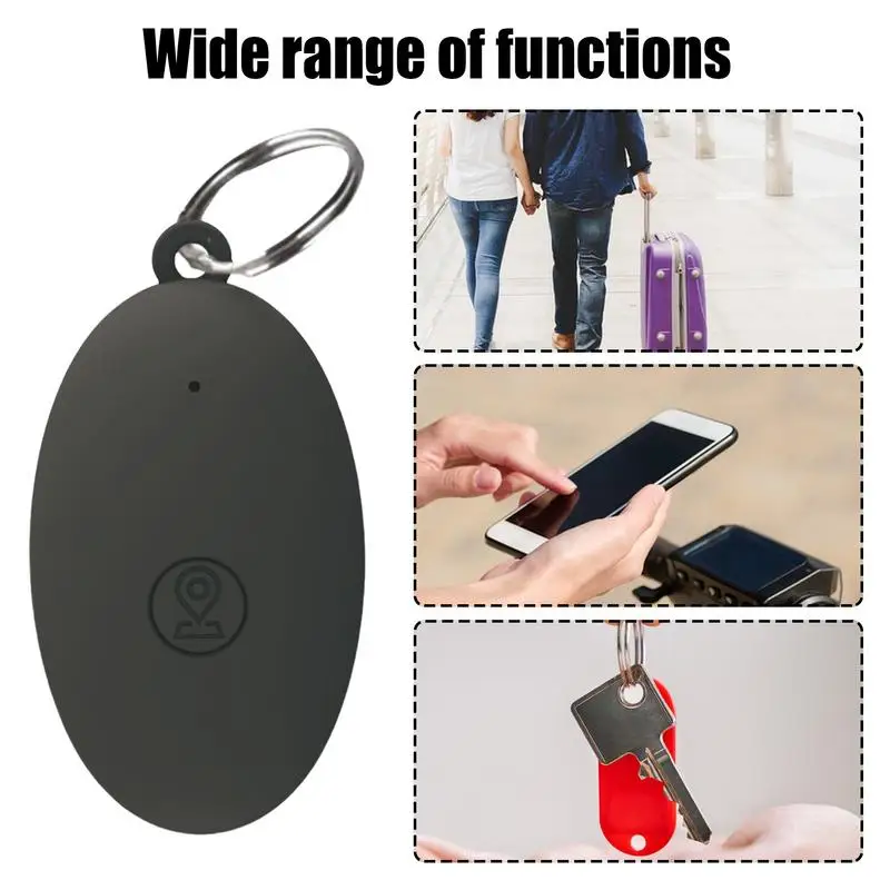 Key Finder For Purse Portable Key Finder Tag Two-way Alarm Phone Locating Tool For Bags Pets Portable Purse Tracking Device
