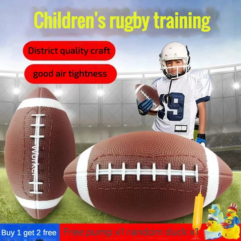 American Rugby American Football Match No. 6 Teenagers No. 5 Children No. 3 Waist Flag Outdoor Sports Toy Ball rugby league