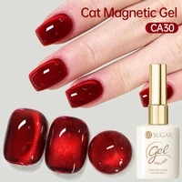 UR SUGAR 15ml Red Pink Cat Magnetic Gel Nail Polish Semi Permanent Soak Off UV LED Painting Vanrish For Manicure DIY Design 1