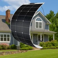 Panneau solaire flexible DOKIO 100W 18V monocristallin pour camping-car, bateau, camping, maison 4