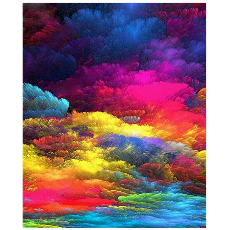 

Алмазная живопись, Красочная искусственная вышивка крестиком, полностью Алмазная вышивка, картины ручной работы