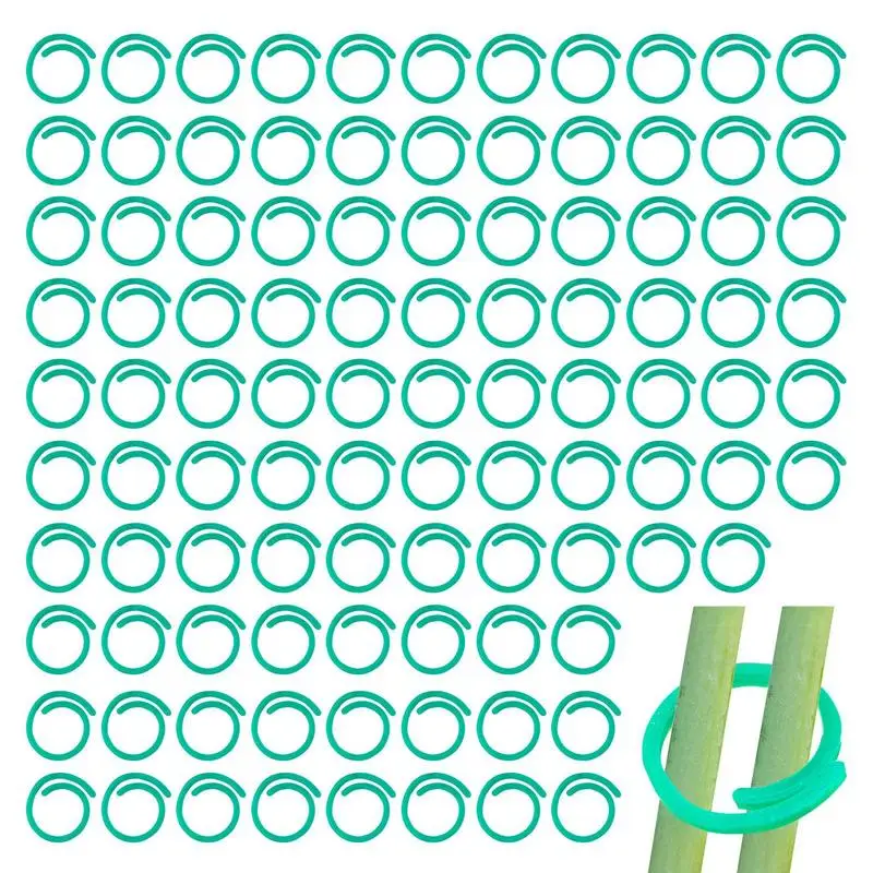 

Plant Clips For Climbing Plants 100pcs Vegetables Tomato Vine Flower Clips Plant Twist Clip Tomato Plant Clips For Climbing