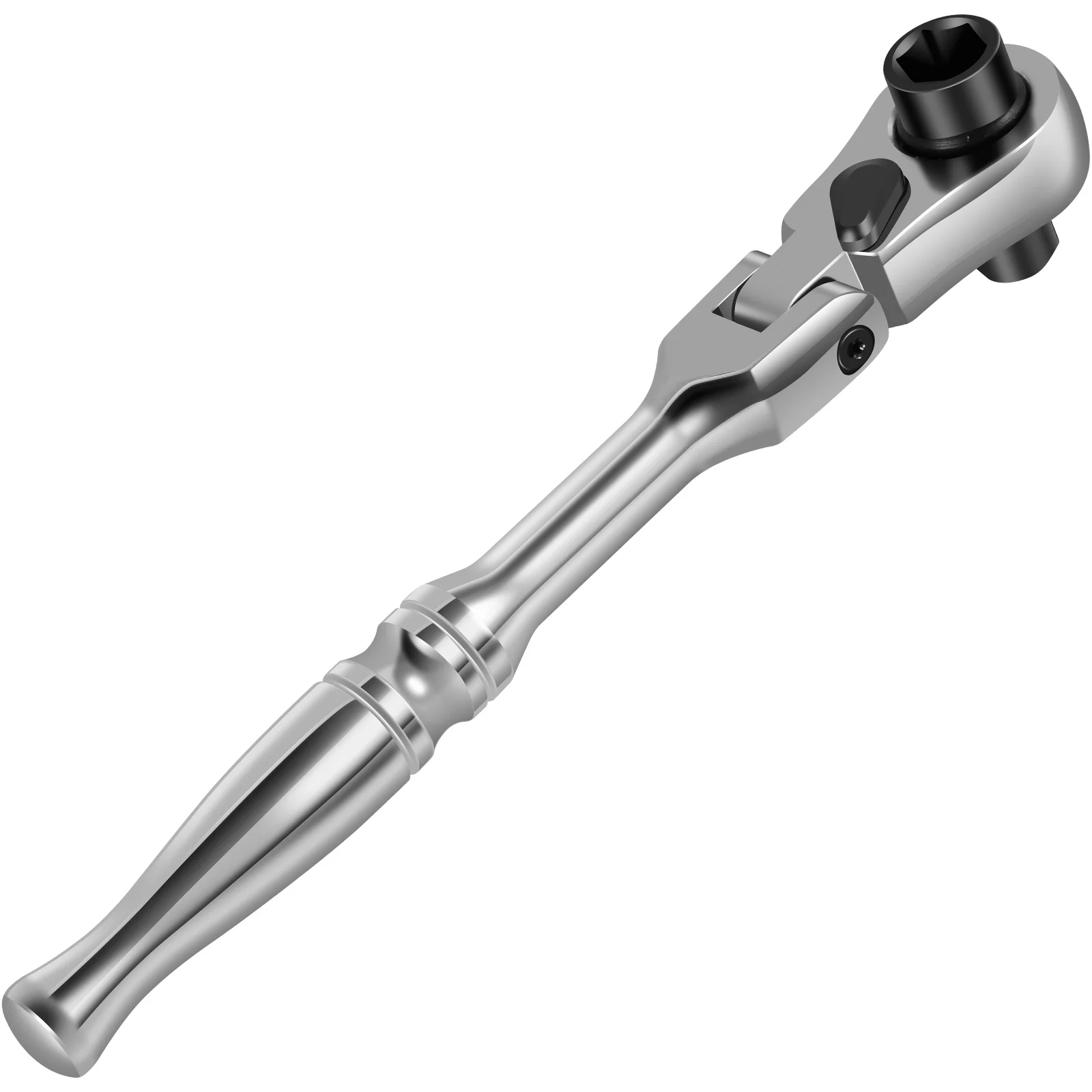 Ratchet Handle Chrome Vanadium Steel 2-in-1 Multi-Purpose Reversible Resilient H