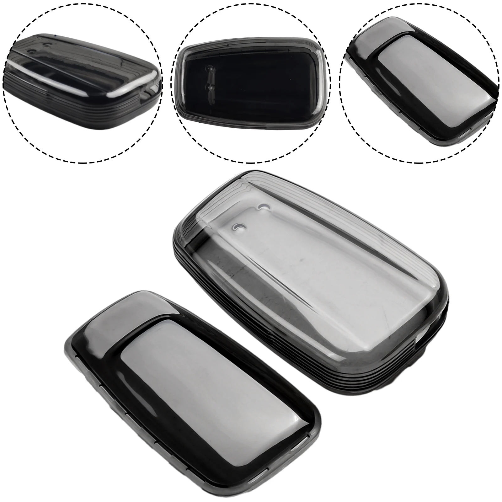 

TPU Transparent Black Brand New Durable Key Case For Toyota For Mirai 2021-2023 For Toyota For Prius 2016-2022