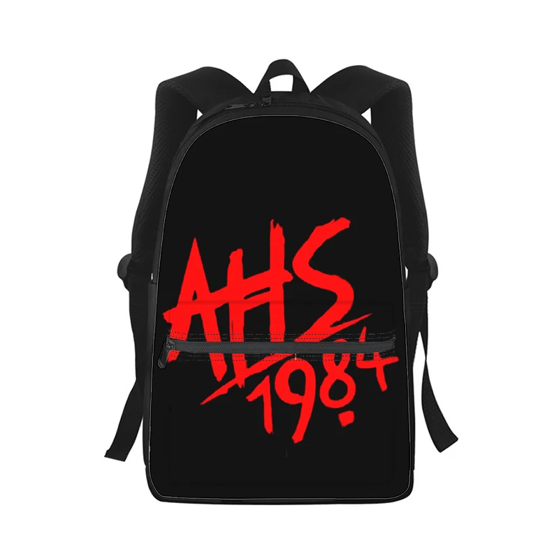 American Horror Story 1984 Men Women Backpack 3D Print Fashion Student School Bag Laptop Backpack Kids Travel Shoulder Bag