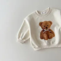 Spring New Baby Long Sleeve Cartoon Sweatshirt Infant Girl Cute Rabbit Print T Shirts Toddler Casual Versatile Tops Kids Clothes 5