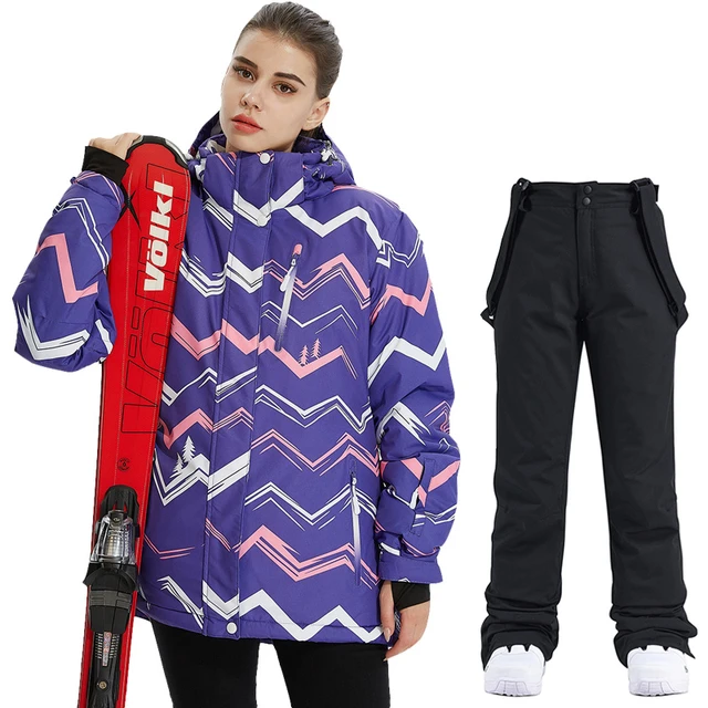 Traje de esquí a prueba de viento para mujer, chaquetas y pantalones de  Snowboard para nieve, trajes de esquí y Snowboard, marcas de invierno,  nuevo, 30 - AliExpress