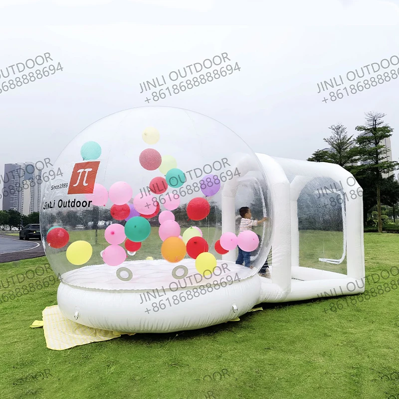 

Inflatable Trampoline Bubble House For Children's Party Rental Trampoline Bubble House Commercial Bubble House PVC Free Shipping