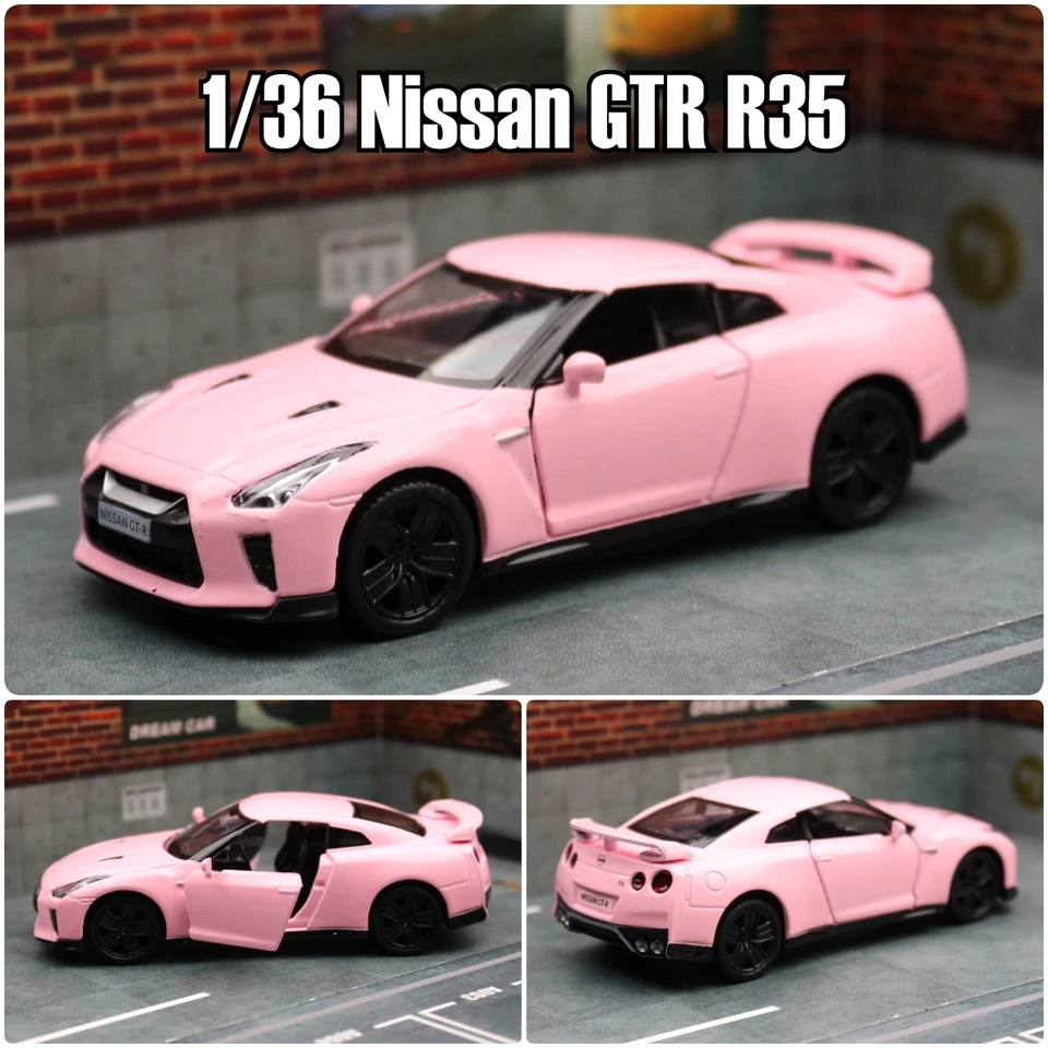 1/36 Nissan GT-R R35 Race Toy Car Model For Children RMZ CiTY 5