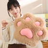 Kawaii Cat Paw Throw Pillow Stuffed Soft Claw Plush Toy Sofa Home Decoration Sleeping Doll Holiday Gift 5
