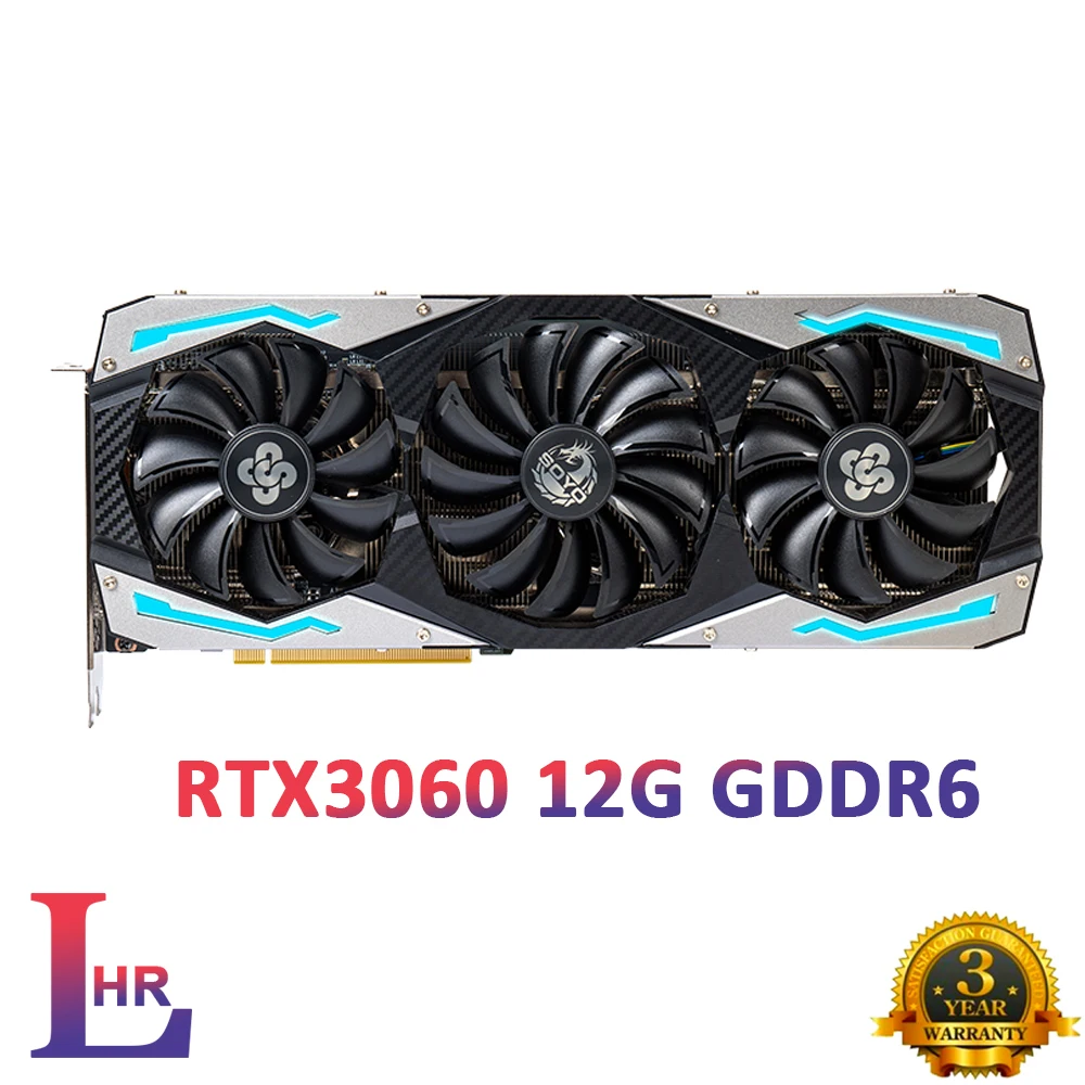 good pc graphics card SOYO Full New RTX 3060 12GB  GDDR6 GPU NVIDIA Computer PC 192bit DP*3 PCI Express X16 4.0 Gaming Video Graphics Card LHR Card graphics card for desktop Graphics Cards