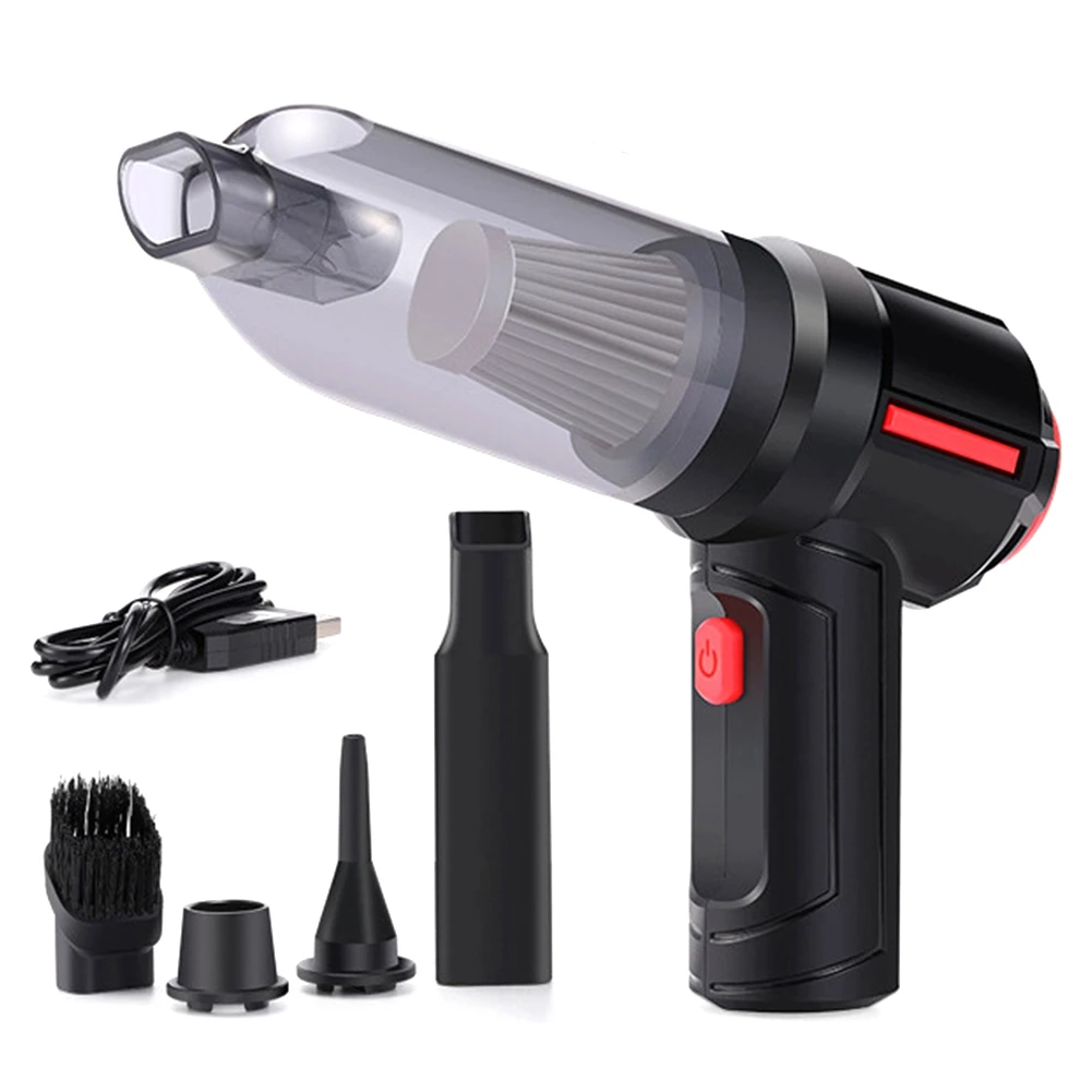 

9000Pa 120W 4-In-1 Portable Cordless Car Vacuum Car Dual Use Blow Cleaner Handheld Auto Vaccum Cleaner Blower
