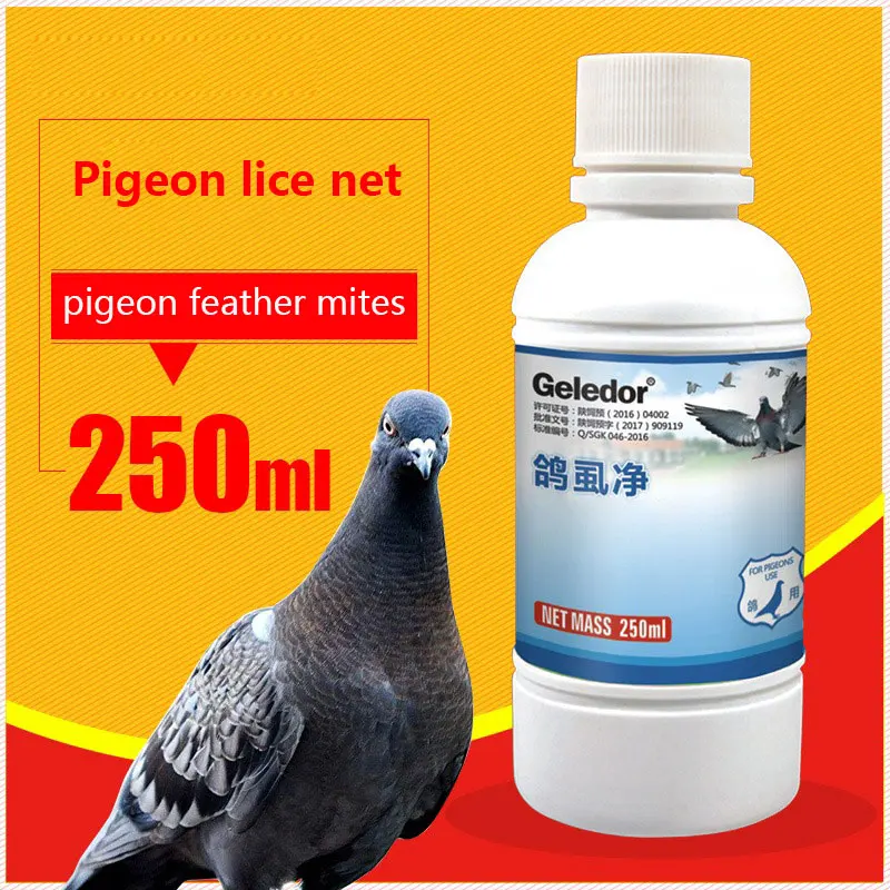Pigeonlicefleasmiteseggswormscleansersshowergel250mlfeathers
