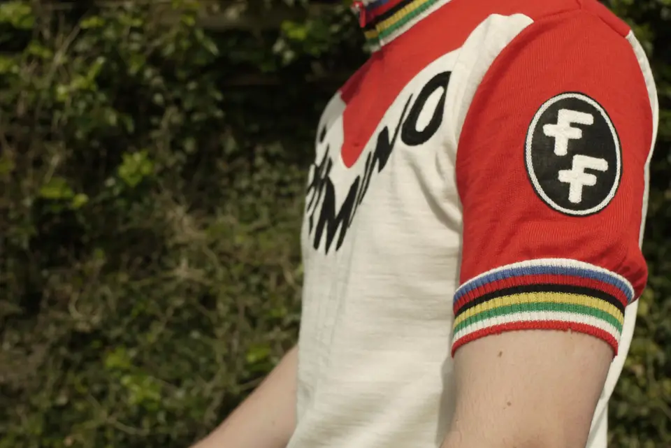 メリノウールサイクリングジャージー、vvクラシックレトロジャージー