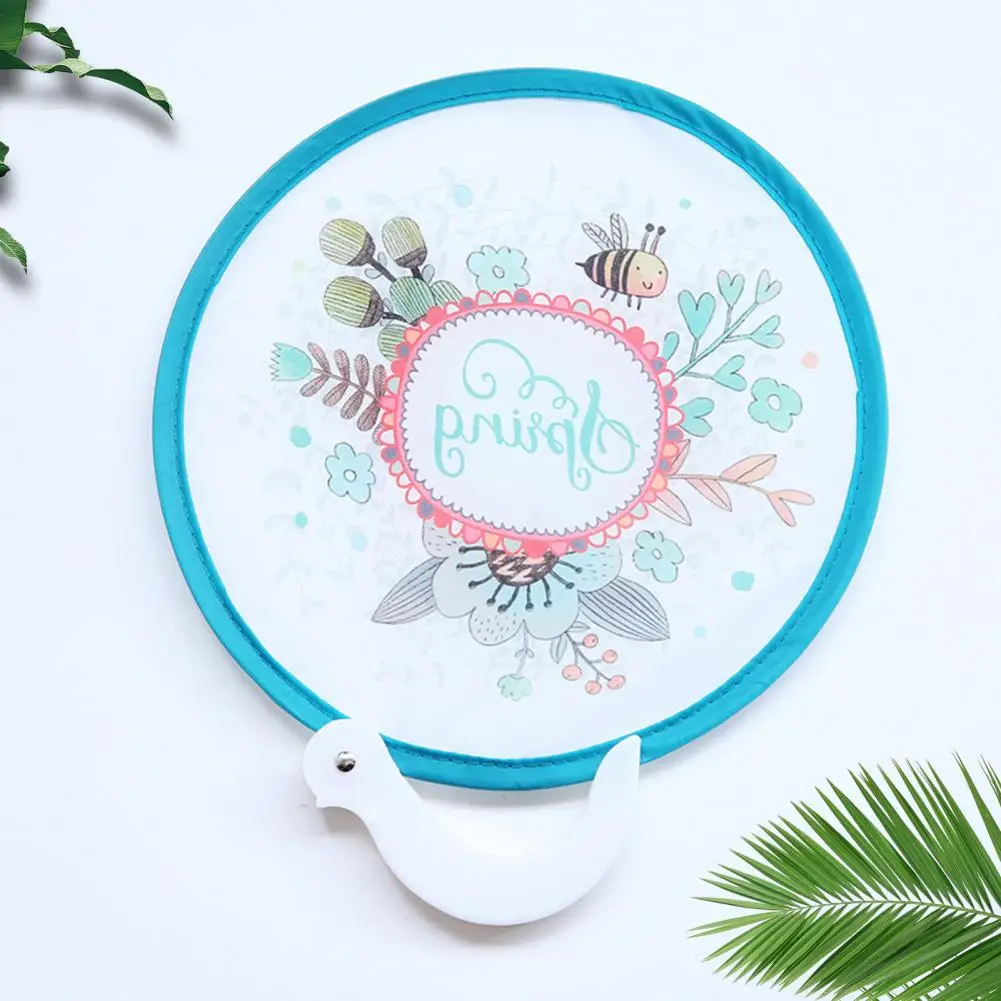 Hand Fan Ornamental Multicolor Anti-scratch Smooth Edges Folding Summer Fan for Unisex