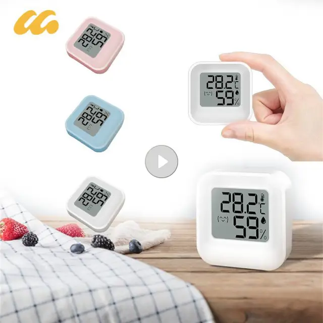 Beltéri Hőmérséklet Páratartalommérő Mini Lcd Digitális Higrotermográf Hőmérő Higométer Pontos Mérési Műszerszoba