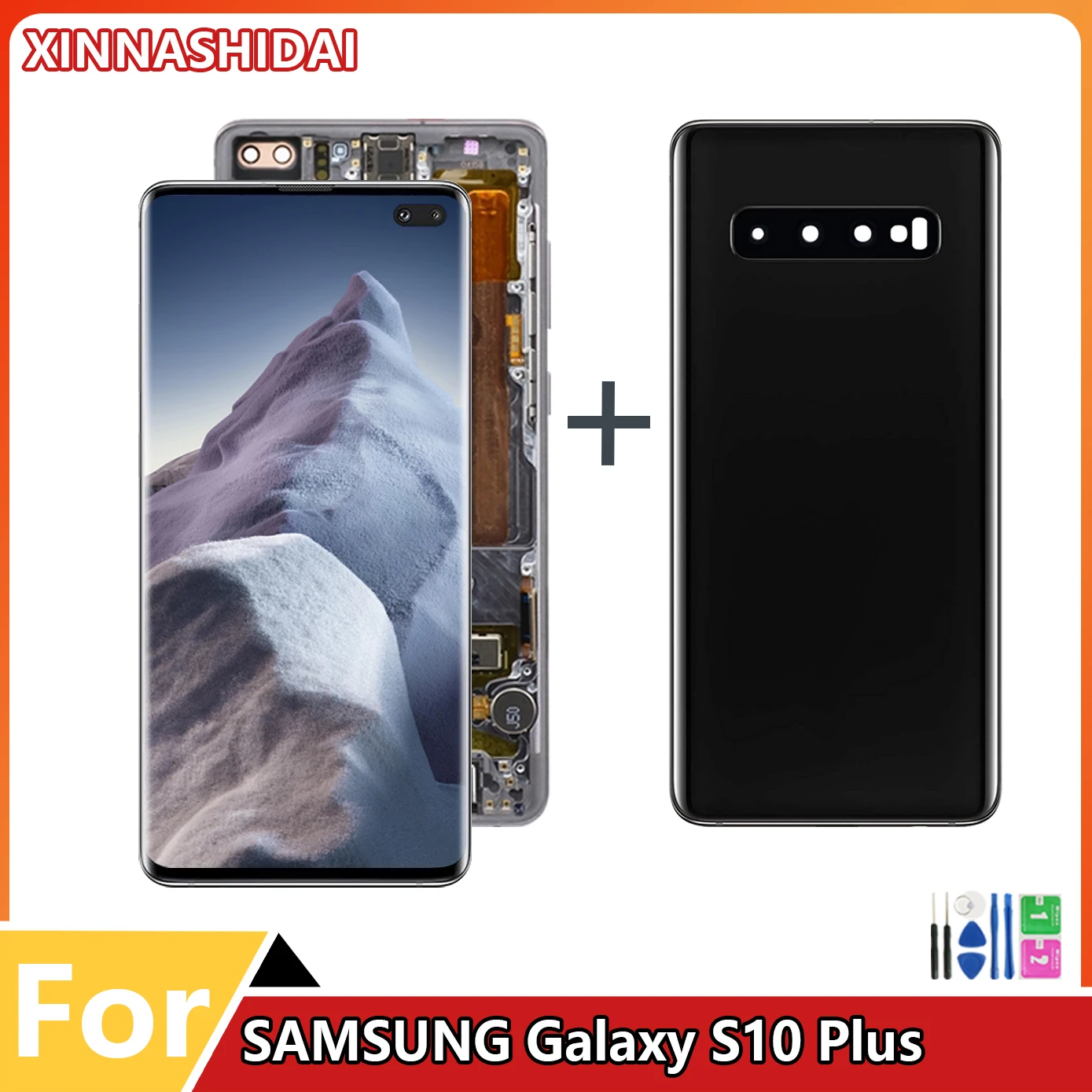 100% ORIGINAL S10 LCD with frame For Samsung Galaxy S10 plus G975fd G975F  G975 Lcd Display S10 G973 G973F Touch Screen Digitizer - AliExpress