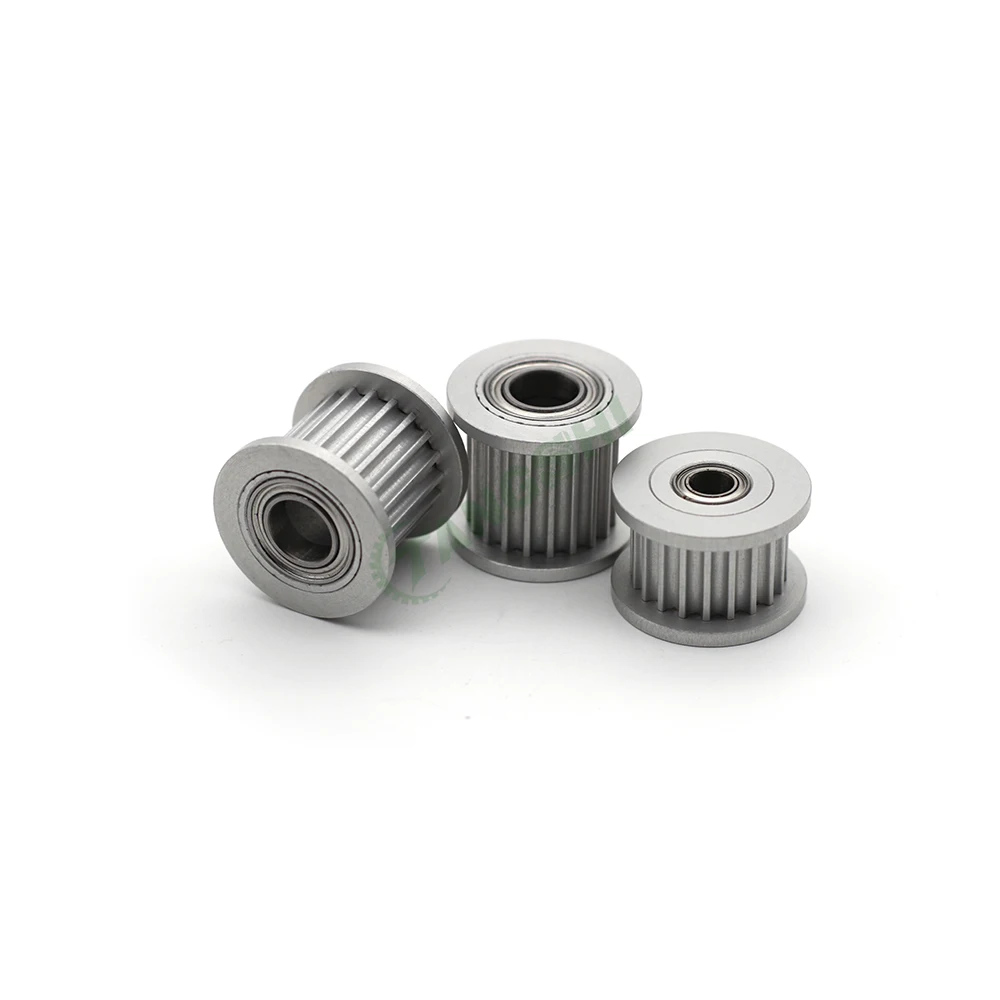 HTD 3M 20 24 25 Teeth Idler Timing Pulley Bore5~12mm Belt Width 10/15/16mm synchronous Wheel Idler Pulley 3D Printer Accessories 3d printer accessories timing belt pulley fixed pulley timing pulley belt pulley