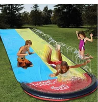 Inflatable Lawn Water Slide Waterslides Water Toy With Sprinkler for Backyard Outdoor Water Slip Slide Pad Summer Toys for Kids 1