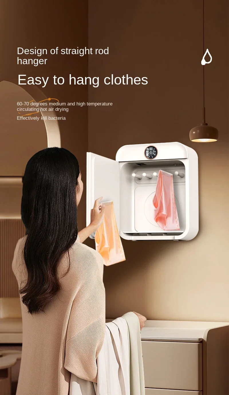 Multi-Function Mini Hanging Towel Dryer for Household Underwear Baby Clothes Removing Mites with Drying Function 4