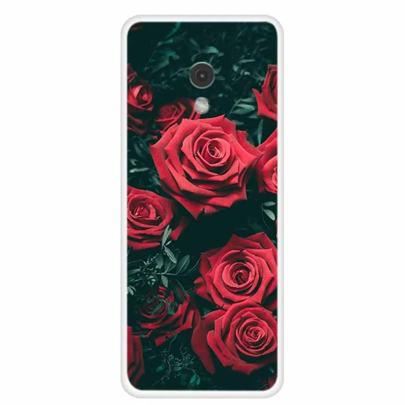 Clear Soft Silicone Floral Phone Case, Transparent Back Cover