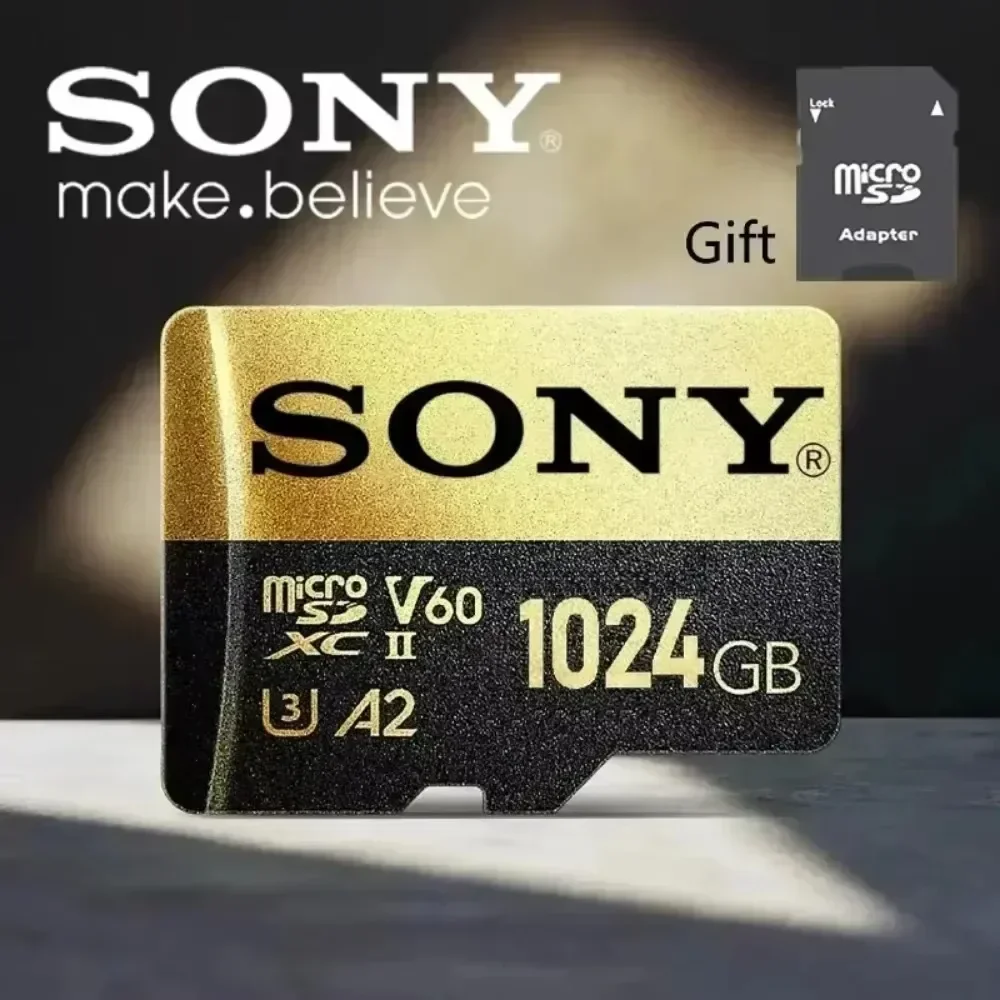 SONY 1TB Micro SD Card High Speed Memory Card 128GB 256GB 32GB 64GB MicroSD U3 A2 TF Flash for Xiaomi Phone Camera table PC memory card,micro sd card,flash card,flash memory card
